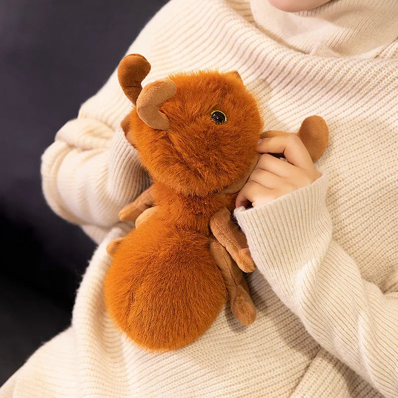 Süßes 23cm Ameise Plüschstofftier mit rotem Herz Geschenk für Kinder