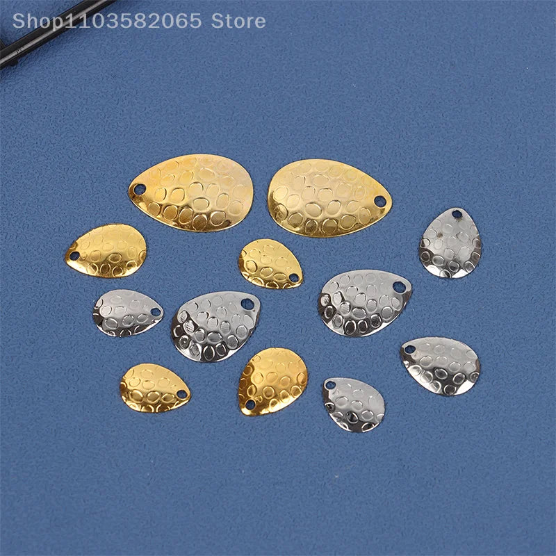 20 Metall Angeln Spinner Klingen Wassertropfenform 5.5g für Harte Köder