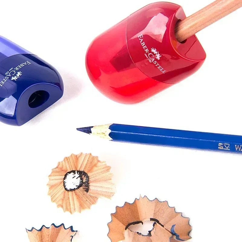 Transparenter Bleistiftspitzer mit Doppel- Einzelloch für Kinder Schule Uni