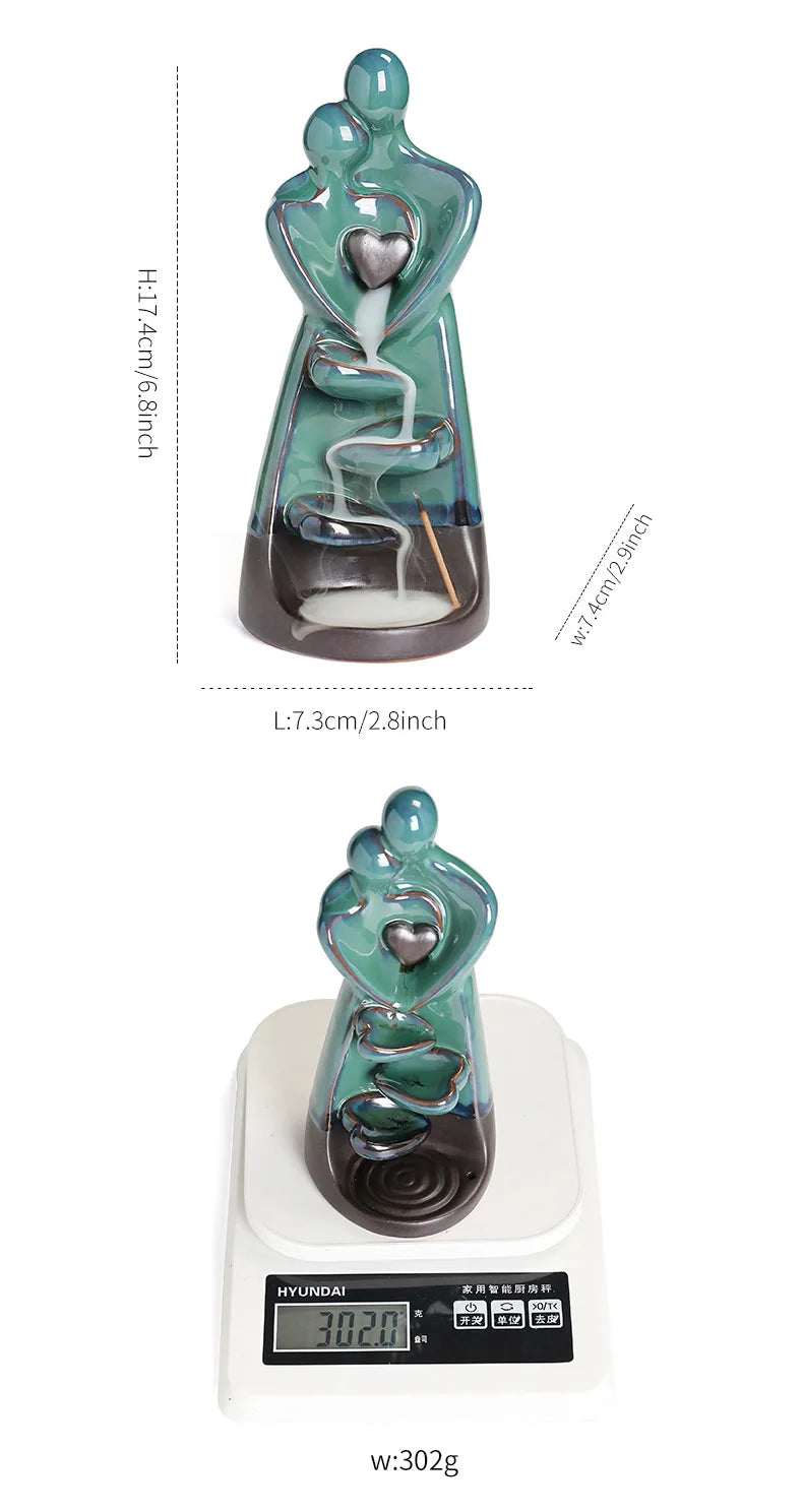 Kreativer Keramik Weihrauch Brenner für Wohnraumduft