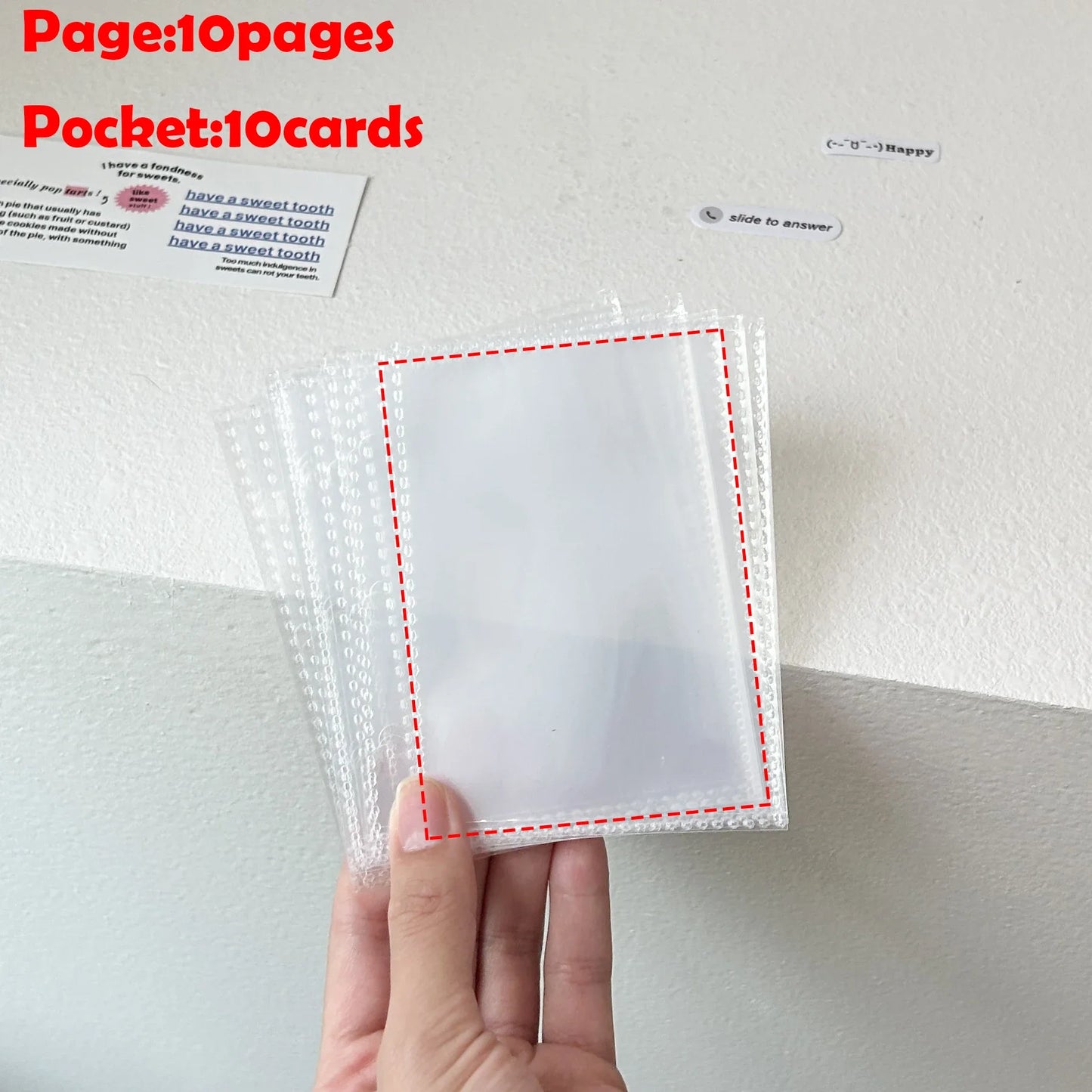 3-Zoll Kpop Fotokarten Sammelbuch und Binder für Idol Bilder Photocards