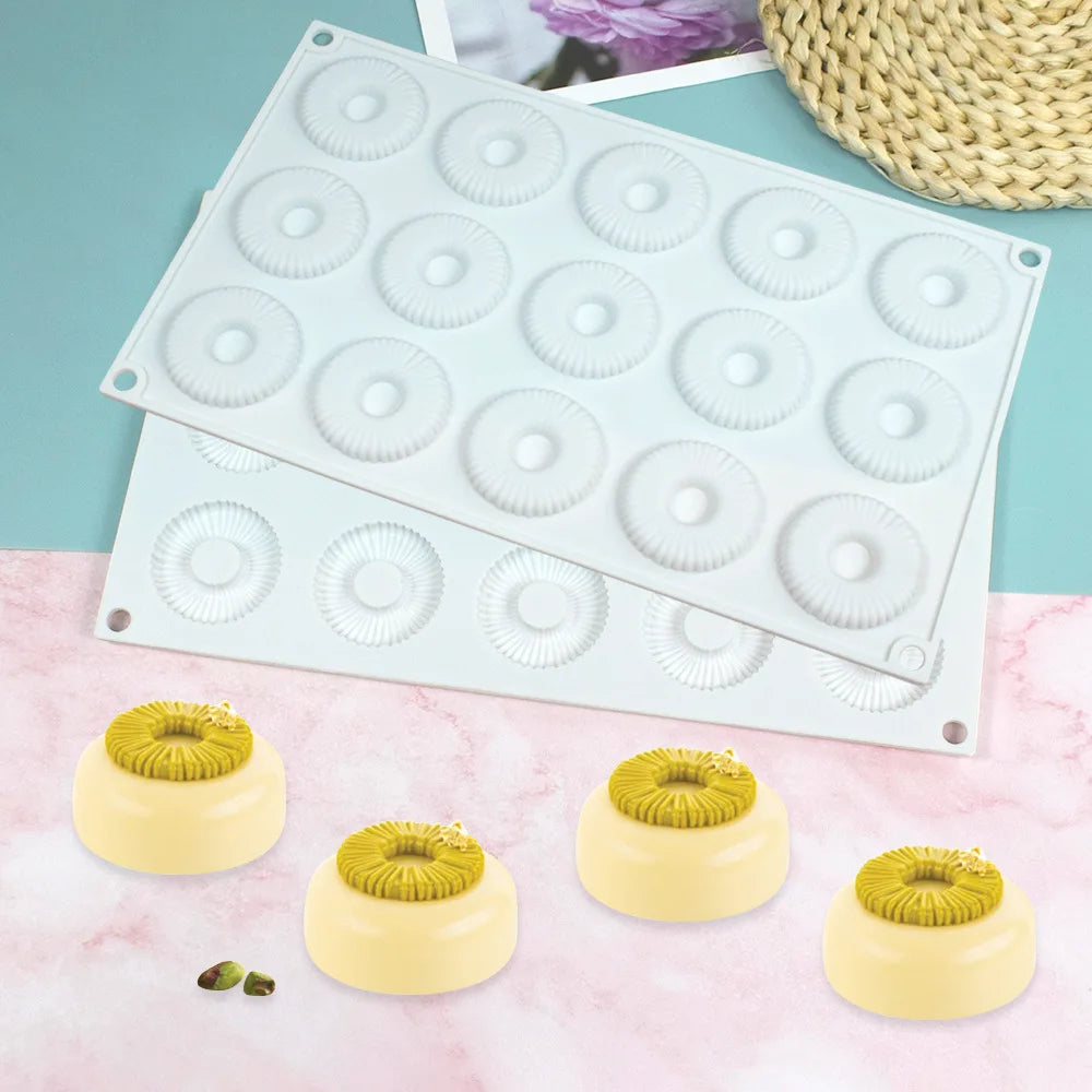 Ovale Silikon Mousse Kuchenform für hausgemachte Desserts