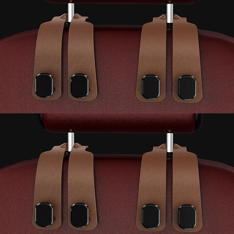 Praktischer Aufbewahrungshaken für Autositz mit Doppelhaken