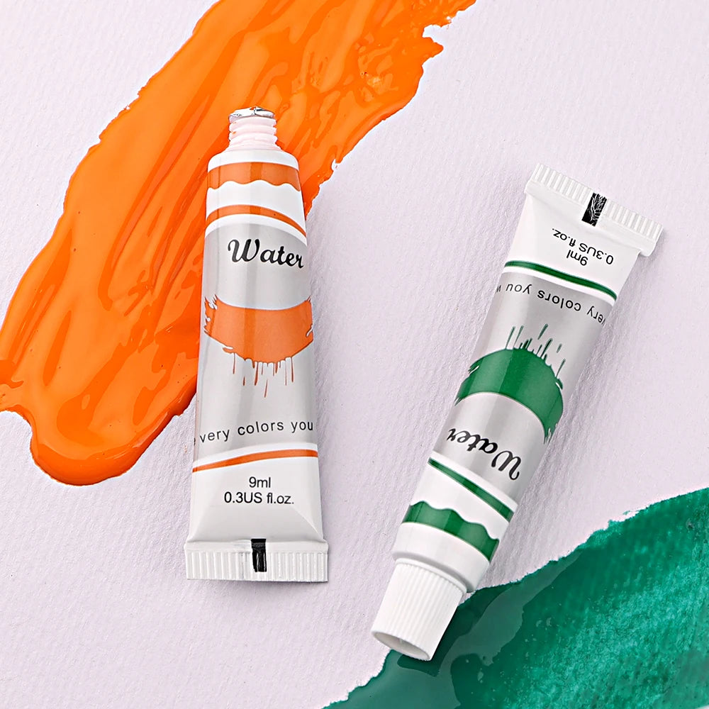 Aquarell Pigment Set 9ml 12 Farben für Studenten, Kunst, Graffiti