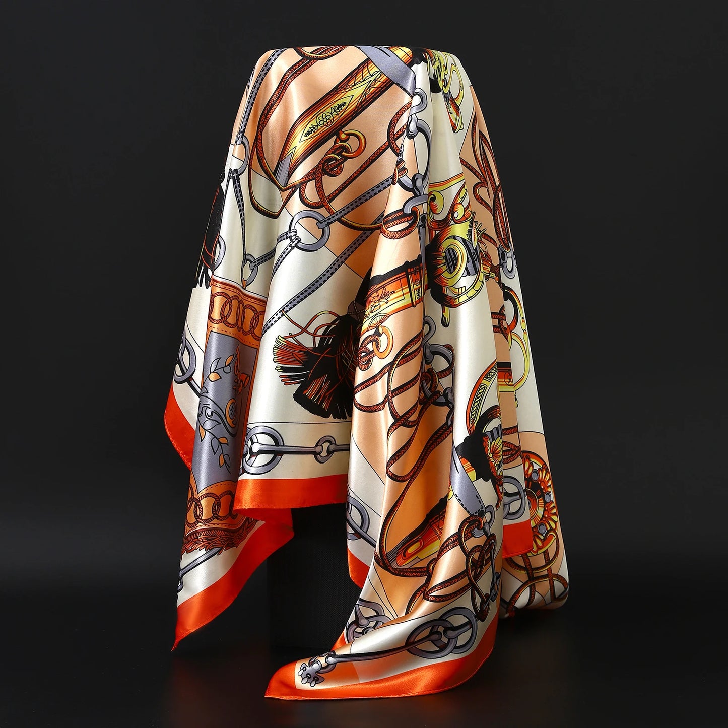 Stilvolles Polyester Halstuch für Damen - Vielseitiger Retro Look