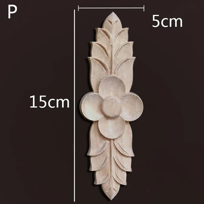 Holzmoebel Applikationen Wohnzimmer Dekoration NATUERLICHE Blumen