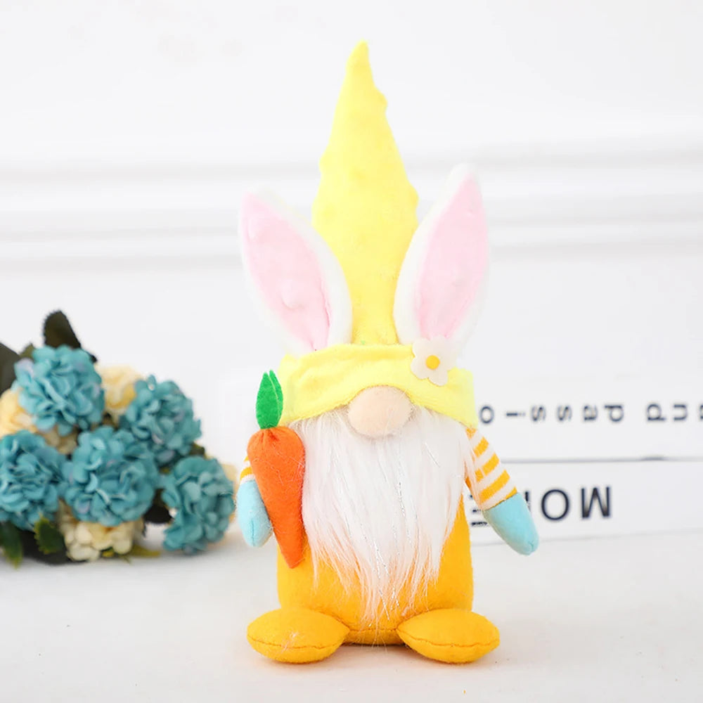 Ostern Zwerg-Kaninchen Puppe Fröhliche Frühling Dekoration Hängend-Yabubest - Home & More