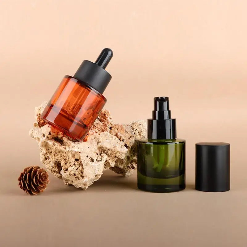 30 ml Glas Tropfflasche abgewinkelt für ätherische Öle und Seren-Yabubest - Home & More