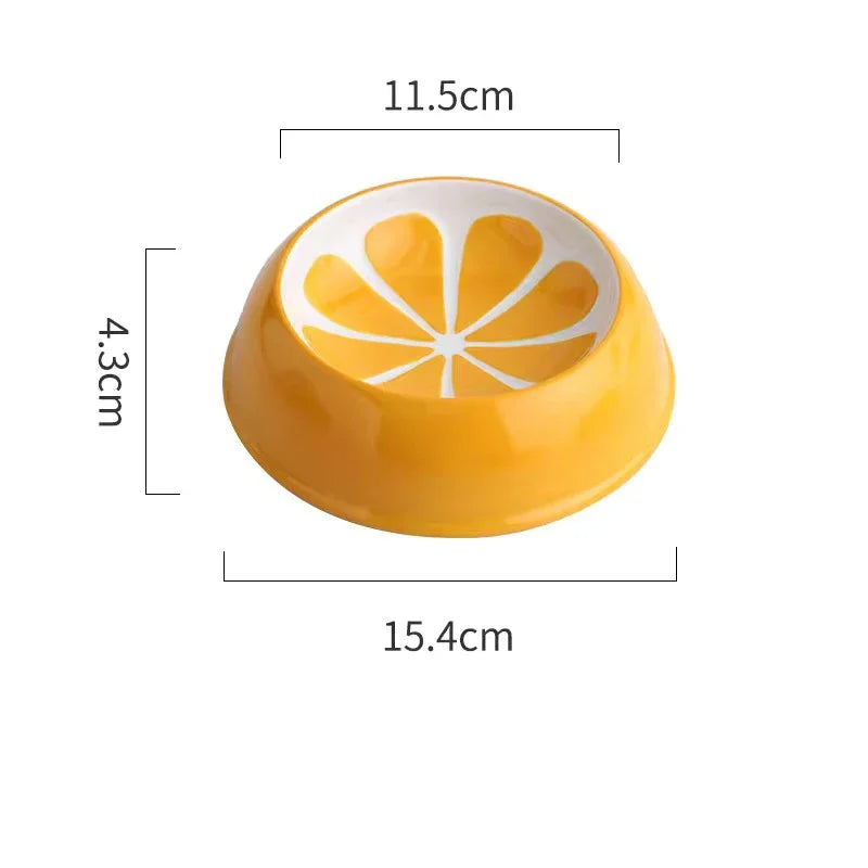 Niedliche Keramikschalen mit buntem Design für Haustiere