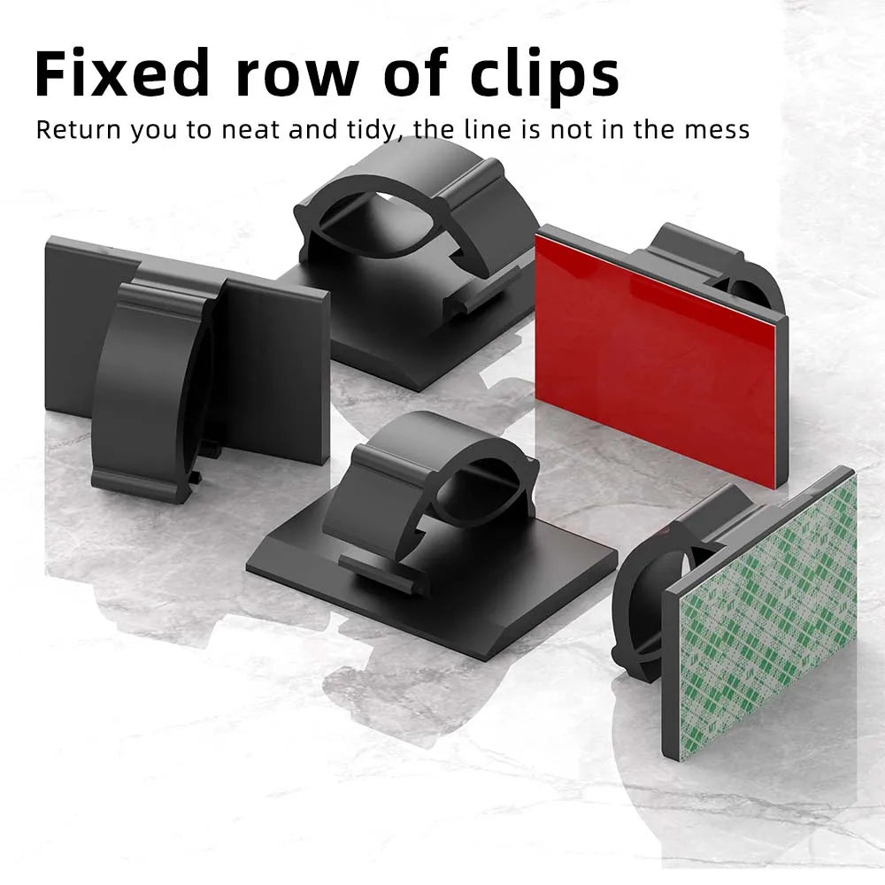 Kabel Organizer Clips 30 Stück Kabelhalter Kabelmanagement Set