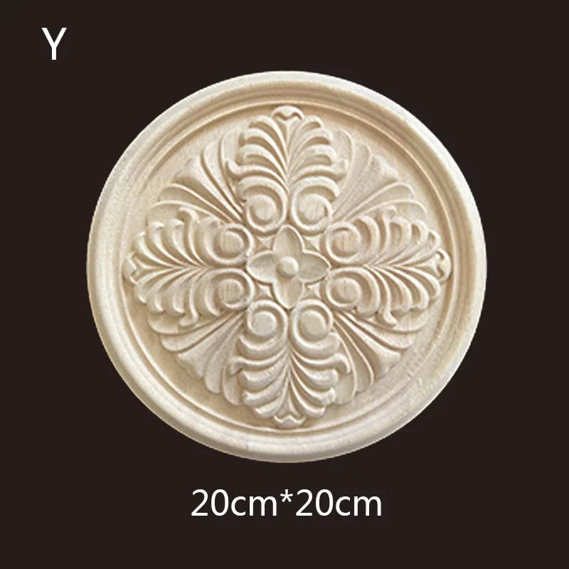 Geschnitzte Holzapplikationen für Möbel und Heimdekoration Basteln