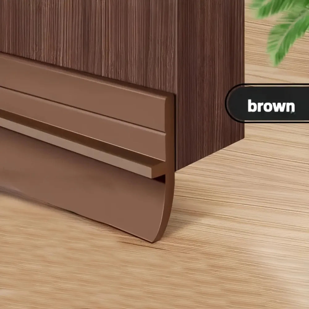 PVC Türbodendichtungsstreifen 90x3,6 cm selbstklebend schalldicht Lückenstopper