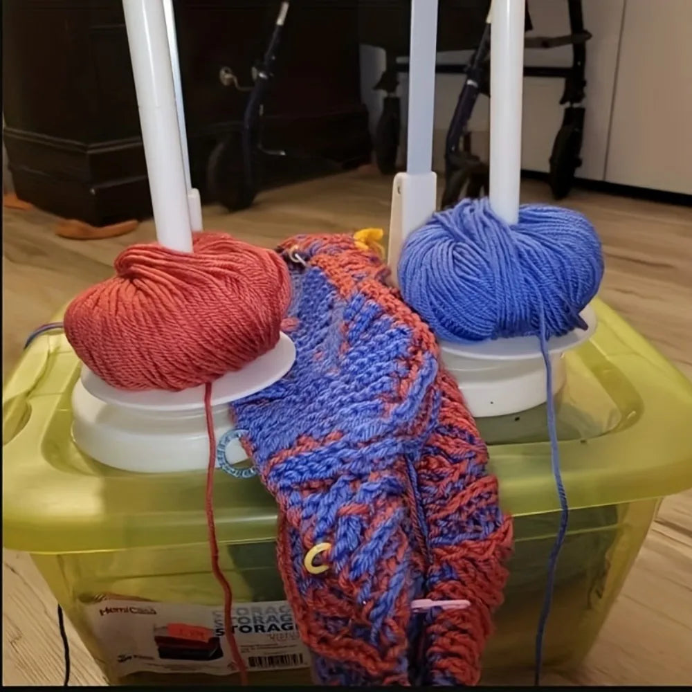 360 Grad Drehbarer Spinner Garnhalter Rotierende magnetische Fadenspule