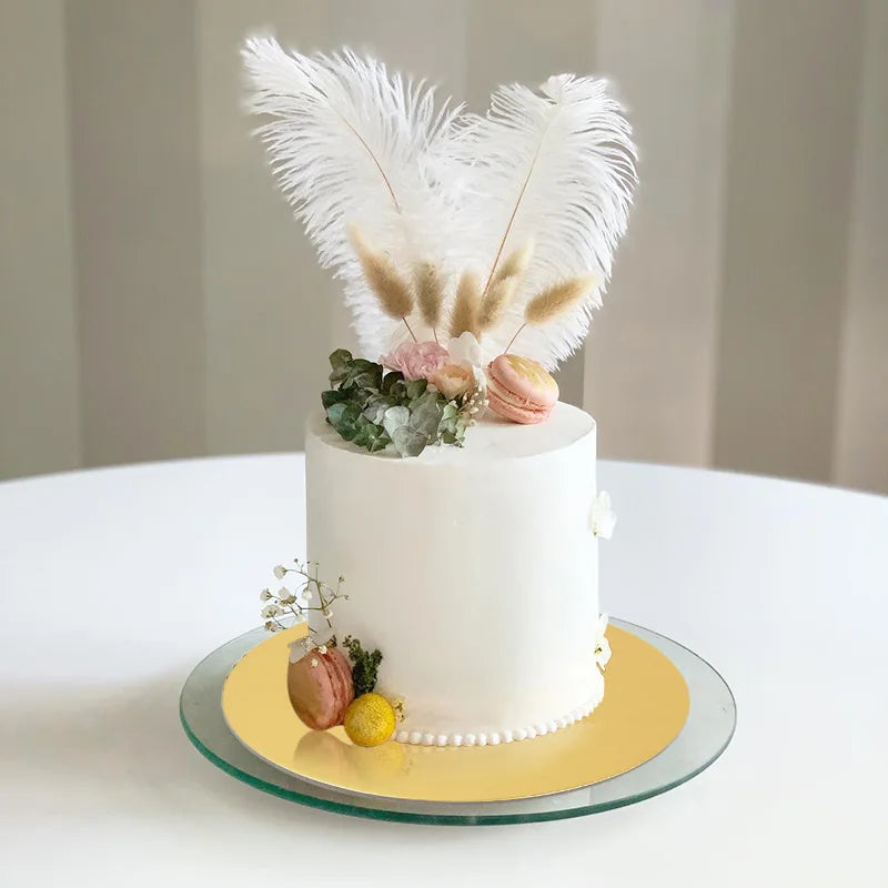 Runde Kuchenboards 10 16 22 26 cm Gold Silber Basis für Cupcake Dessert