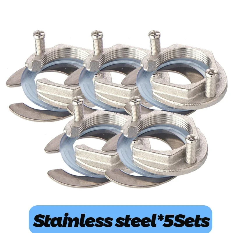 Wasserhahn Kontermutter Fixier Set – Sicherung für Küche Bad Waschbecken