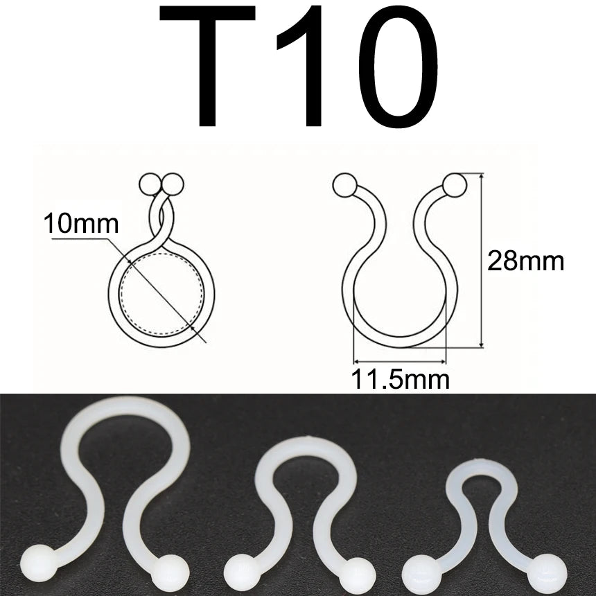 Praktische wiederverwendbare Kabelclips aus Kunststoff für Ordnung