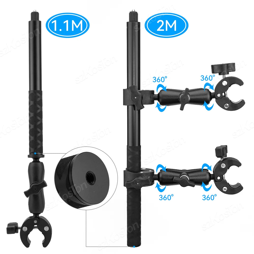 Universelle Doppel Kugelkopf Halterung für Action Kameras