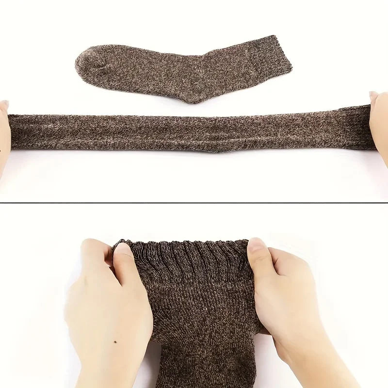 Warme Winter Socken für Herren mit Mittelhohem Schaft