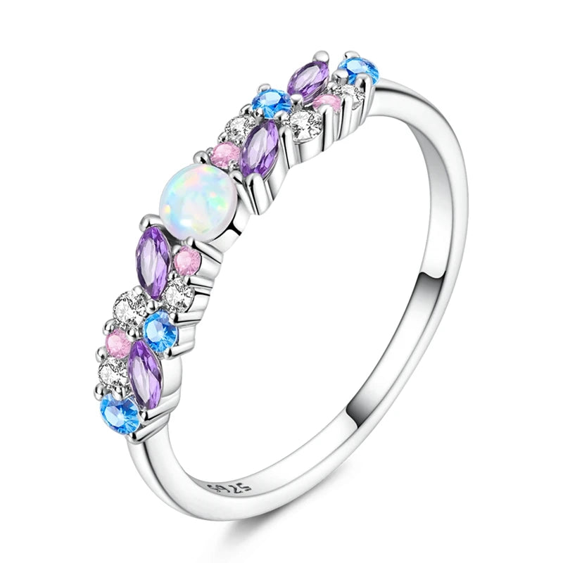 Funkelnder 925 Silber Ring mit Zirkon – Edle Designs für Frauen