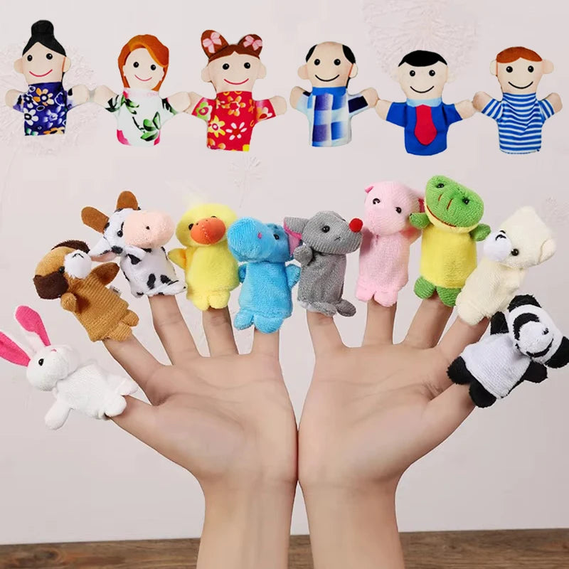 8-teiliges Fingerpuppen Set für kreatives Rollenspiel