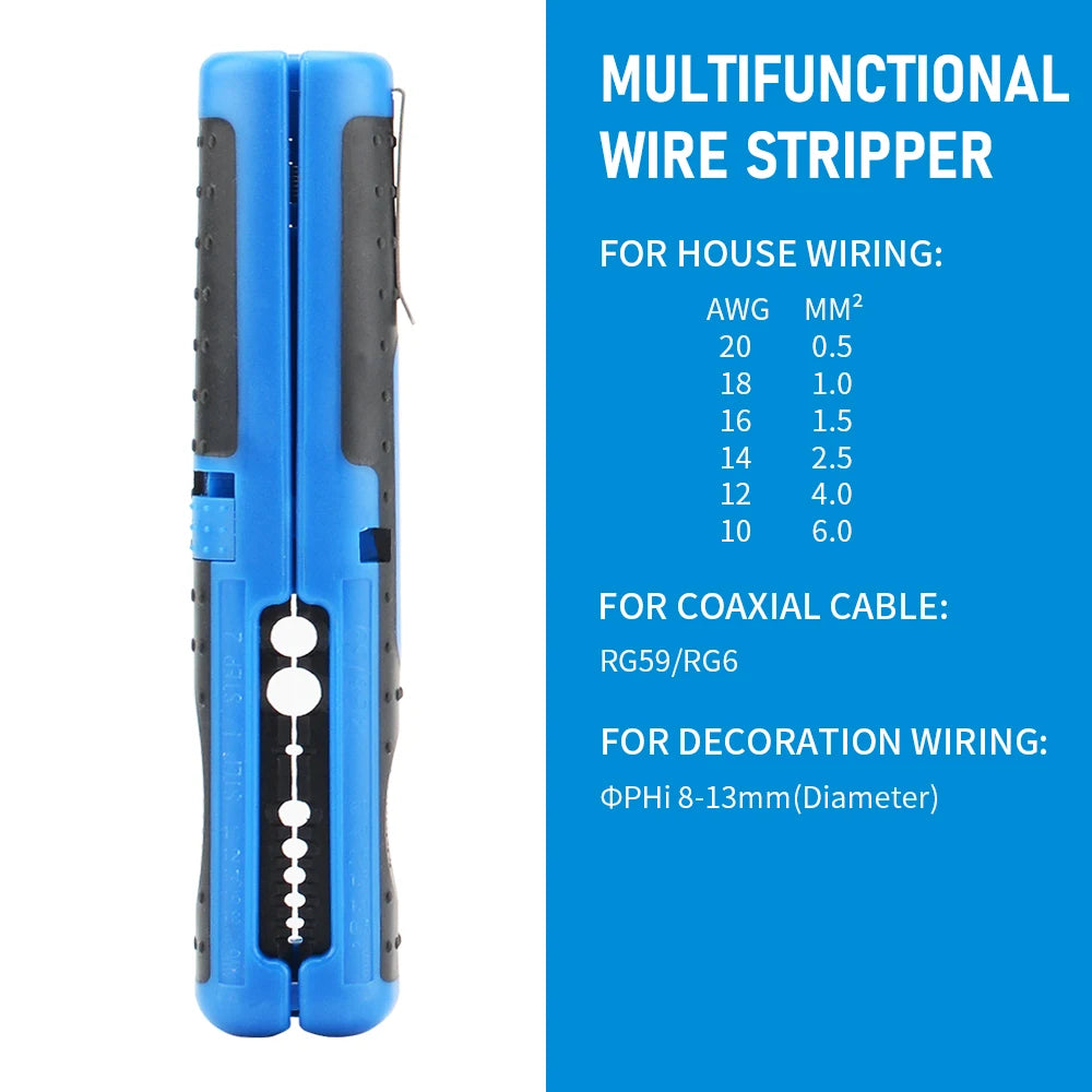 Multifunktionale Kabel und Draht Abisolierzange mit Anti-Rutsch Griff