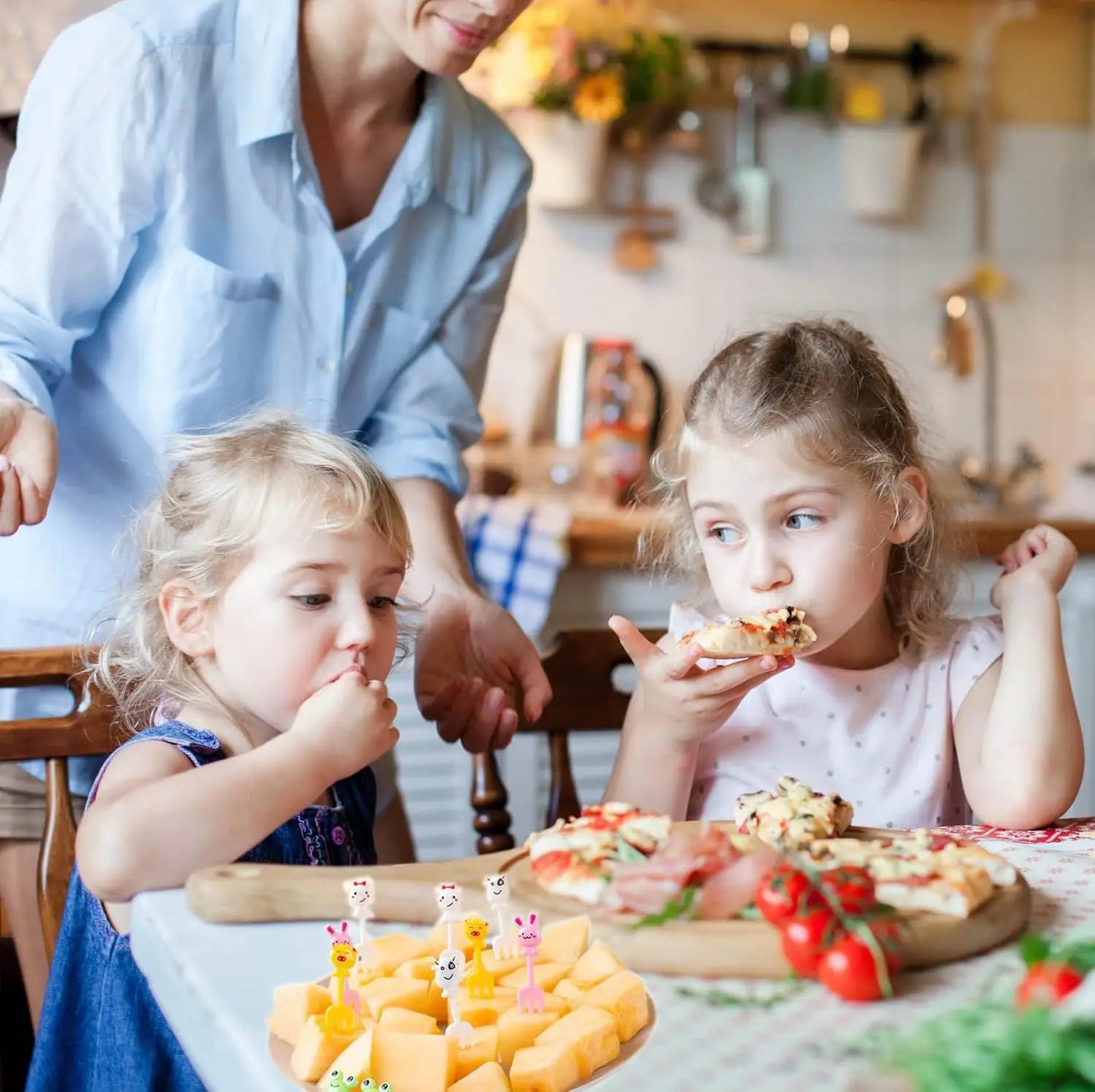 Kleine Obstgabeln für Kinder Snack Gabeln Tierform Bento Box Zubehör