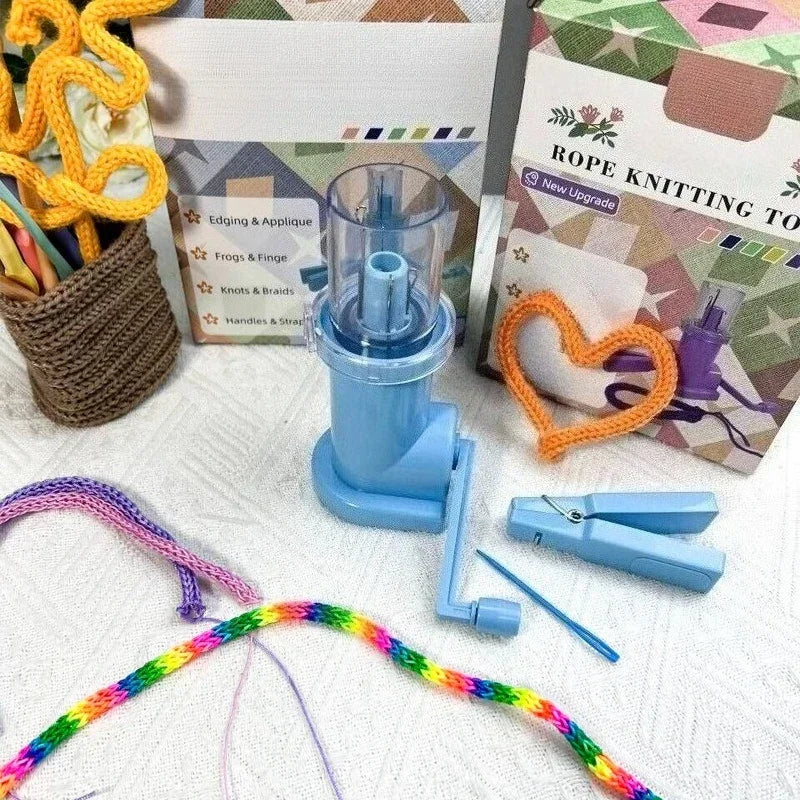 DIY Handkurbel Seil Flechten Maschine Manuelles Schnur Weben Werkzeug