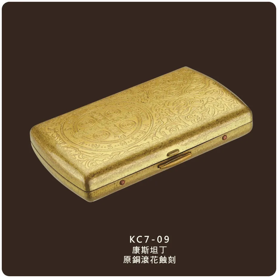 Tragbares Mini Zigarettenetui aus Edelstahl für 12 Zigaretten