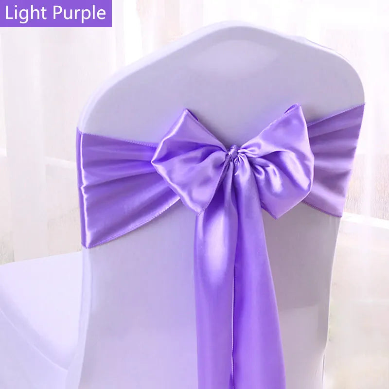 Satin Stuhlschärpen für Hochzeiten und Events 50 Stück