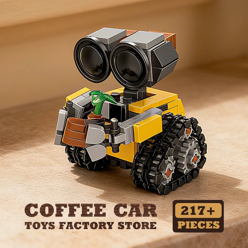 Space Mini Robot MOC Baustein-Set 217 Teile Tracked Bot