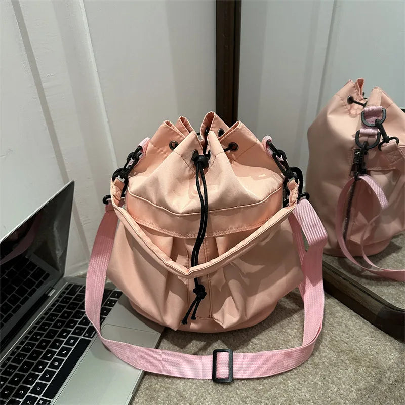 Damen Schultertasche Wasserdicht Nylon Groß Umhängetasche Beuteltasche Freizeit