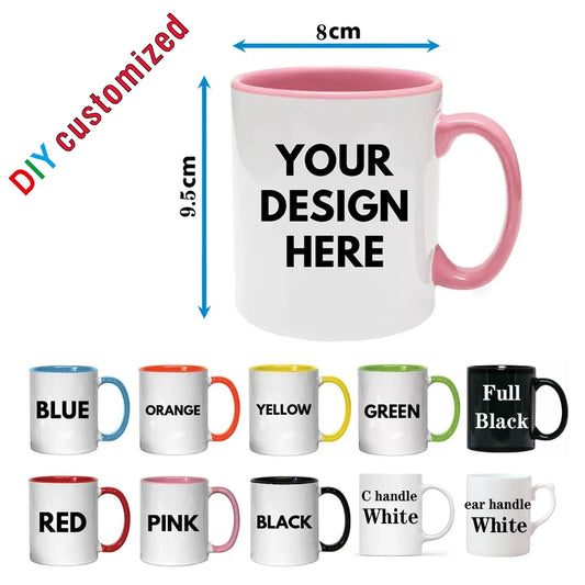 Personalisierte Tasse mit Foto und Namen individuell gestalten