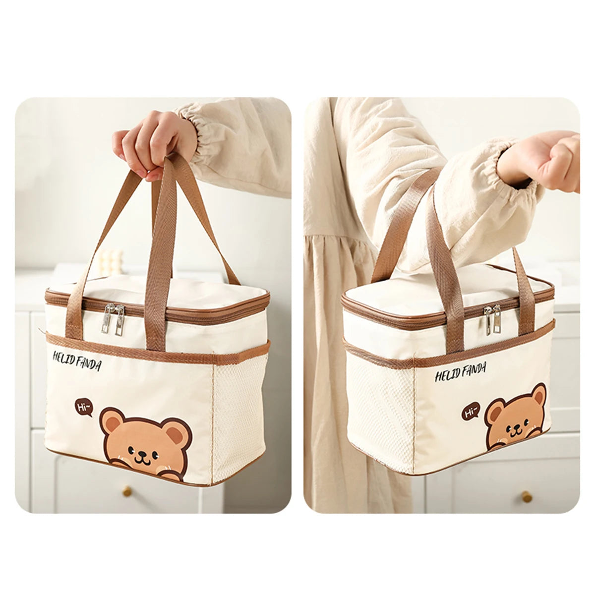 Tragbare Isolier-Kühltasche groß, wasserdicht - Lunch, Picknick, Camping