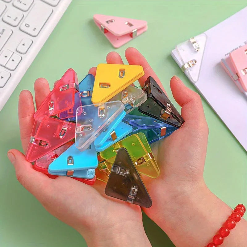 Dreieck Clips für Dokumente & Notizen – Organizer für Büro und Schule