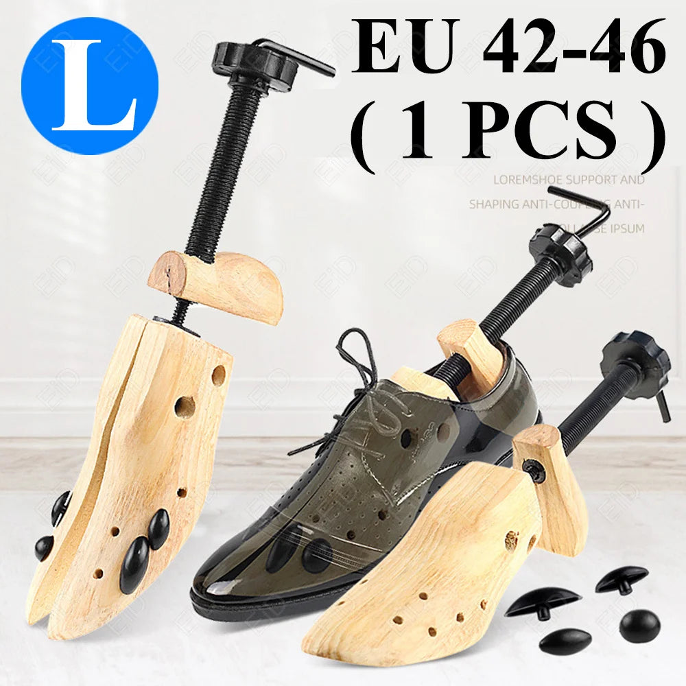 Einstellbarer Holz Schuhspanner Schuhdehner für Herren und Damen S M L