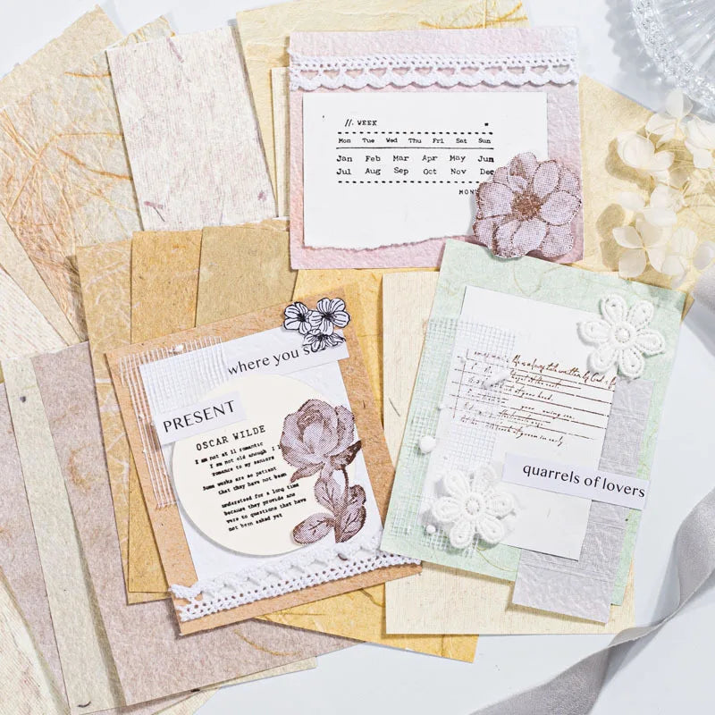 30-teiliges dekoratives Papier-Set für kreatives Scrapbooking - Journaling