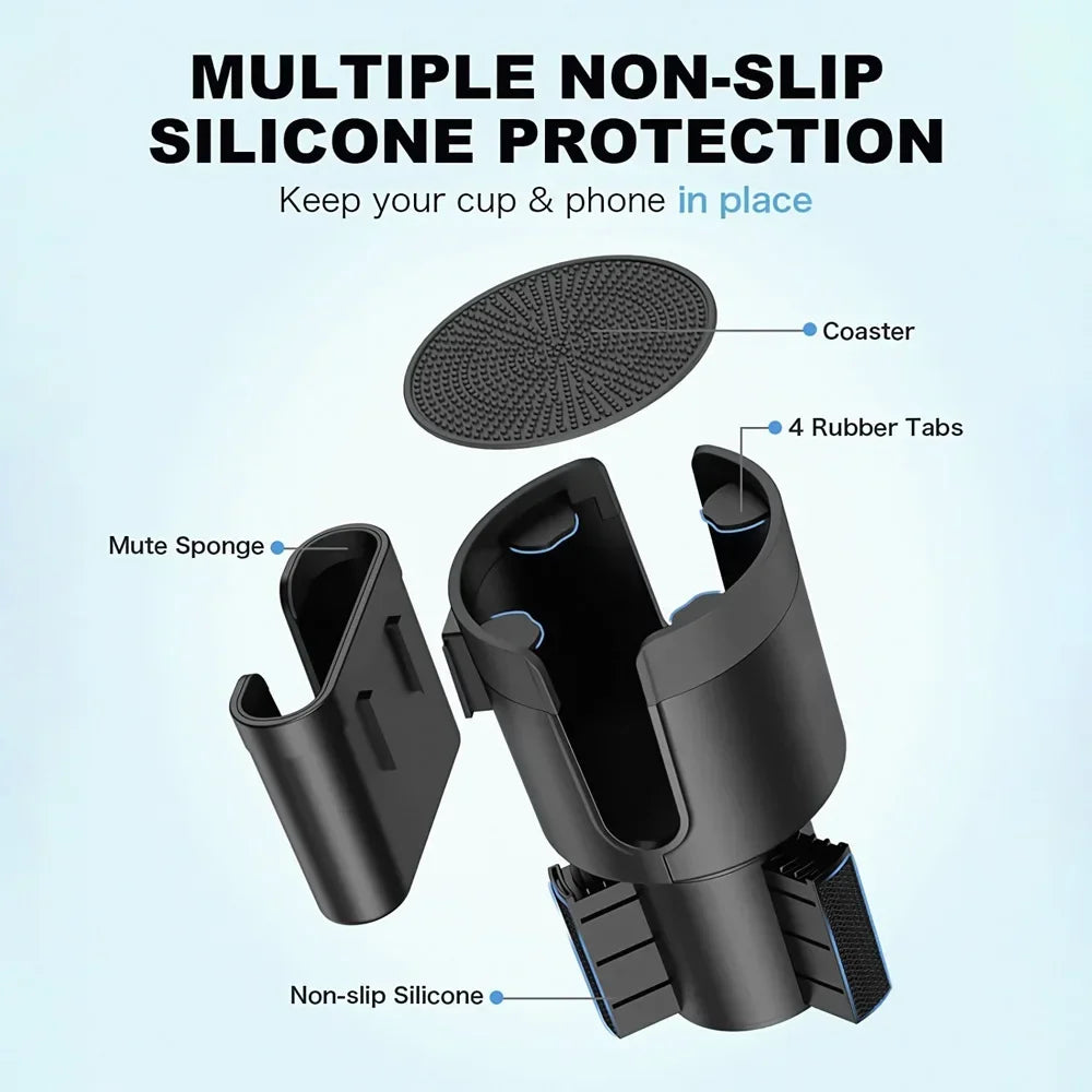 Großer verstellbarer Getränkehalter für das Auto