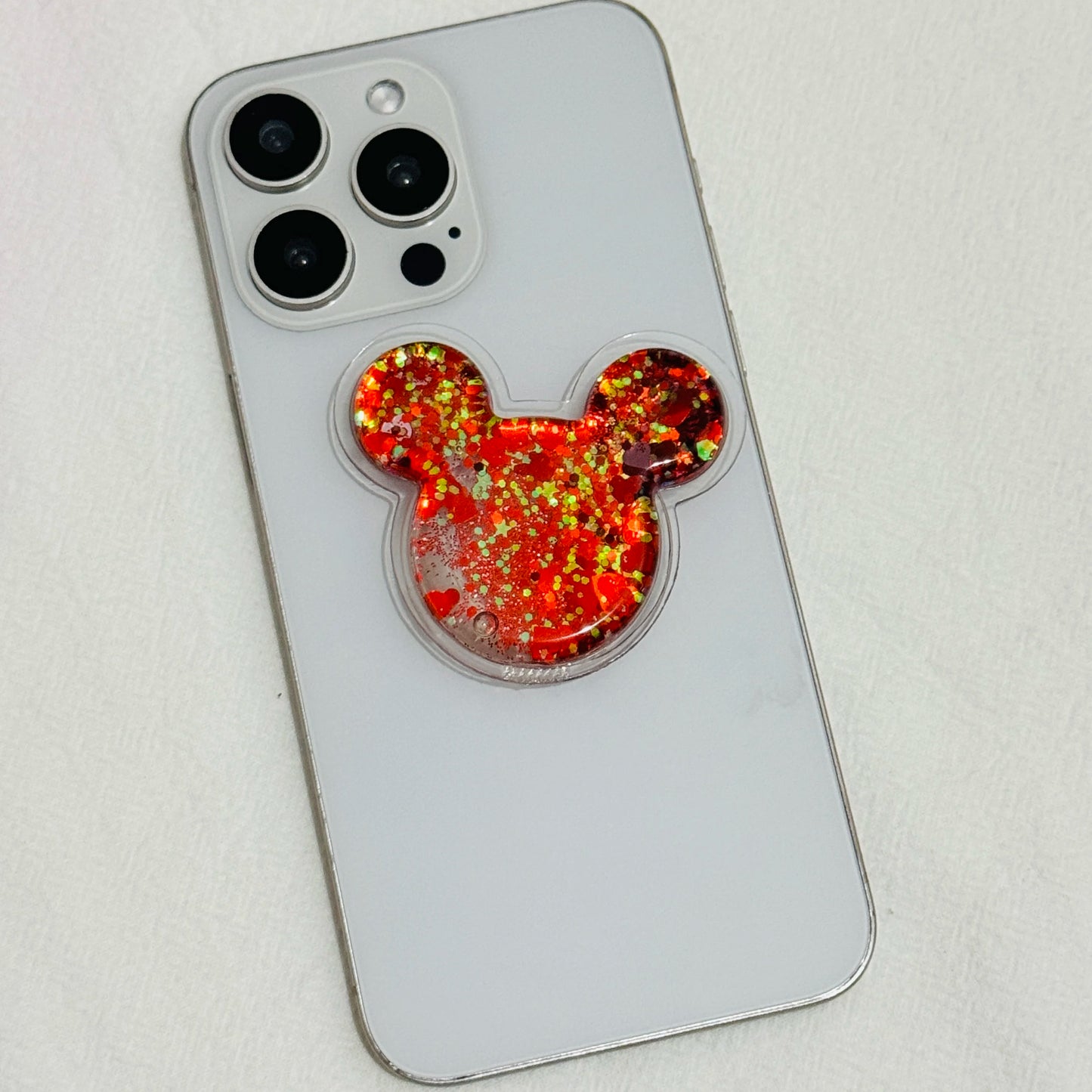 Süßer weicher Blingbling Maus Handyhalter erweiterbar für iPhone Samsung Hüllen-Yabubest - Home & More