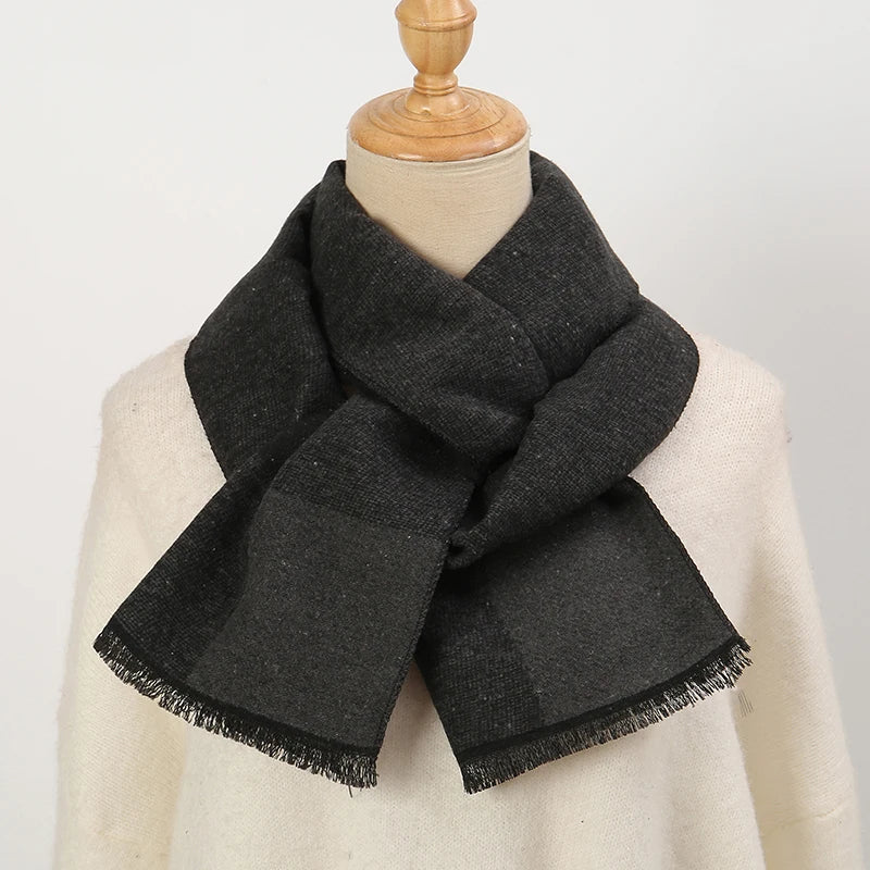 Vielseitiger Herren Schal aus Polyester mit Karo-Print für Reisen