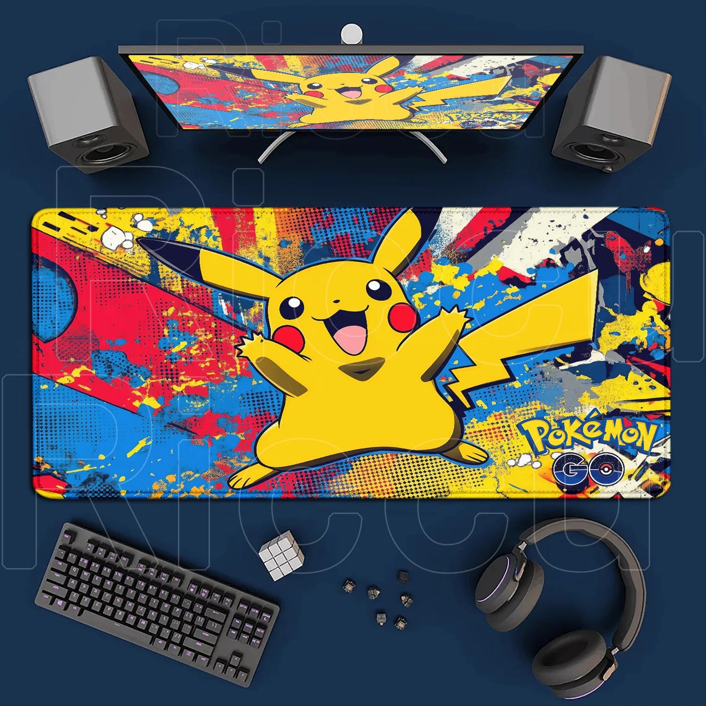 Extra Großes Gaming Mauspad 120x60cm Rutschfest Schreibtischunterlage XXL