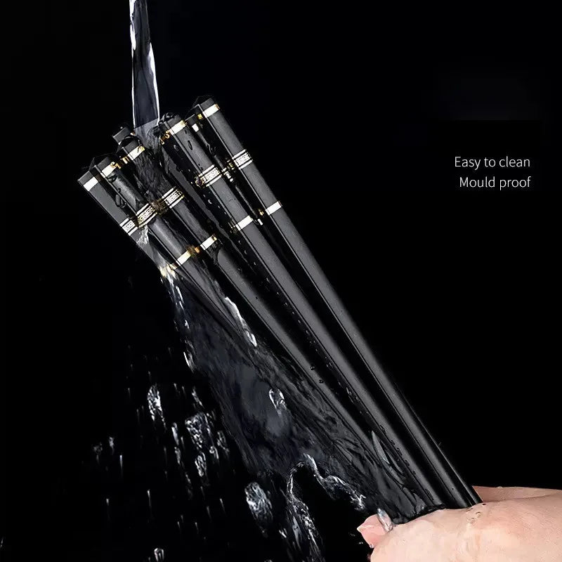 20 Stück wiederverwendbare rutschfeste Fiberglas Essstäbchen für Sushi