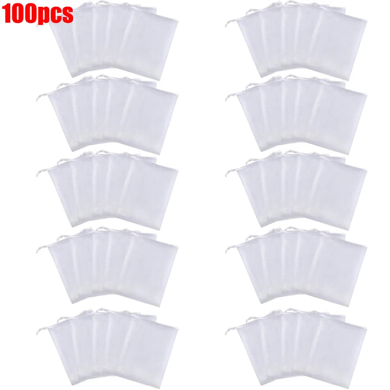 Schaumnetz mit Kordelzug für sanfte Gesichtsreinigung 5 bis 100 Stück