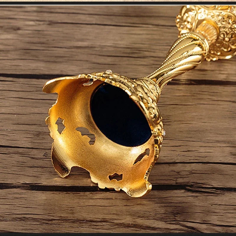 Kerzenhalter-Set, 2-teilig, Metall, Gold/Silber - Yabubest - Home & More