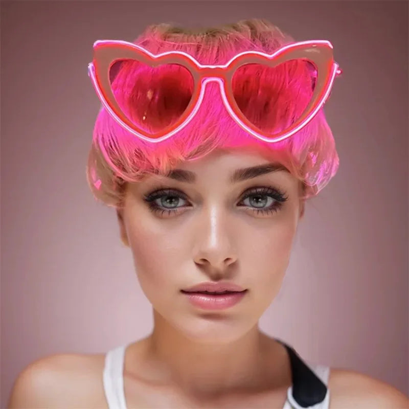 Vielseitige LED Partybrille mit Leuchtmodi für alle Feste