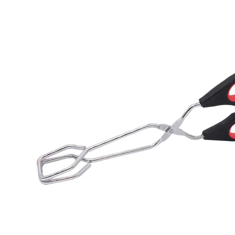 Grillzange mit verlängertem Griff für sicheres Grillen