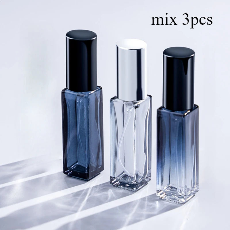 Set 3 Nachfüllbare Parfum Spray Flaschen aus Glas 5 ml und 10 ml