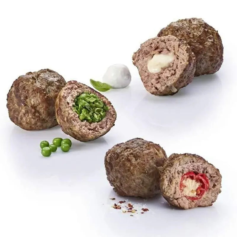 2 teiliger Fleischbällchenformer aus Kunststoff für Küche und DIY-Yabubest - Home & More