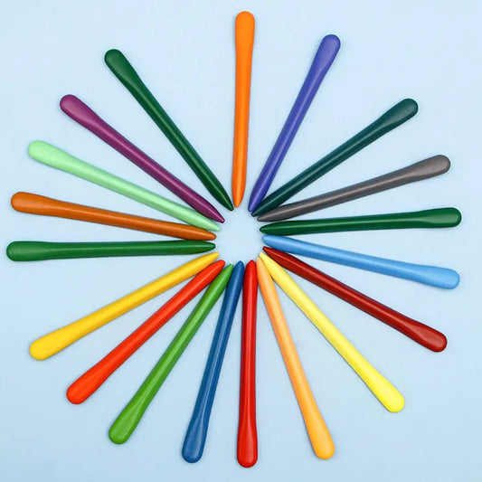 12 bis 36 Farben doppelköpfige Dreiecksstifte Ölgemälde Sticks Kinder