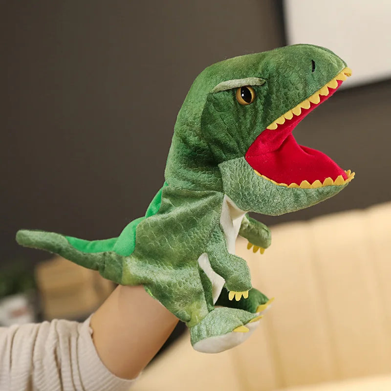 Niedliche Dinosaurier Fingerpuppen mit beweglichem Mund für Kinder
