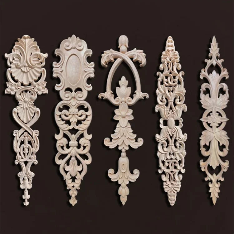 Holzmoebel Applikationen Wohnzimmer Dekoration NATUERLICHE Blumen